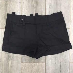 black Bebe tailored shorts